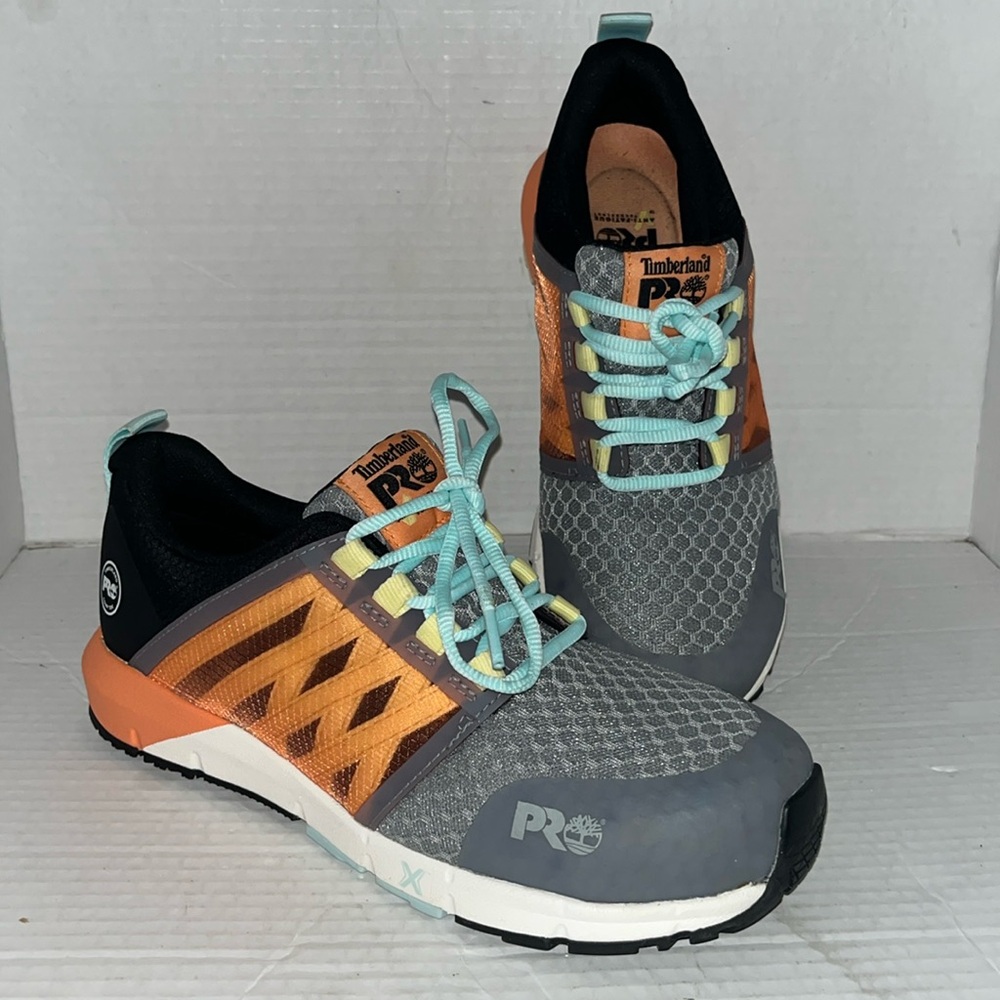 Timberland Pro Radius Composite Safety Shoes Womens Sz 9 M work Sneaker
